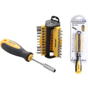   Kraftmann 31 részes bit készlet kézi csavarozóval | 1/4" (BGS 35831)