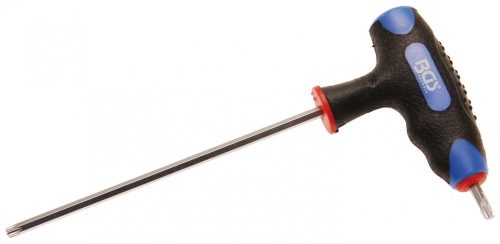 BGS technic T-fogós Torx kulcs, T25, hossz: 130mm (BGS 4010-13)