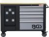 BGS technic Műhelykocsi | 2 x 5 fiók | 1 szekrény | üres (BGS 4199)
