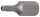 BGS technic Biztonsági Torx bit, fúrt T25 3/8" hossza: 30mm (BGS 4625)