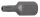 BGS technic Biztonsági Torx bit, fúrt T27 3/8" hossza: 30mm (BGS 4627)