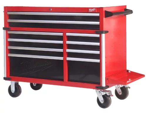 Milwaukee 46˝ / 117 cm 10 fiókos acél szerszámkocsi - 1 db