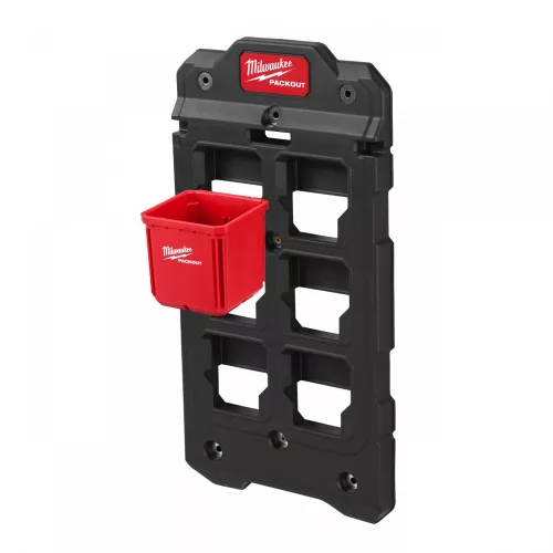 Milwaukee PACKOUT™ tároló doboz kivehető elválasztóval és belső tálcával, 102 x 102 x 102 mm, 2 db/csomag