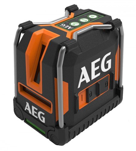 AEG CLG330-K Három vonalas zöld fényű szintezőlézer lehajtható lábakkal