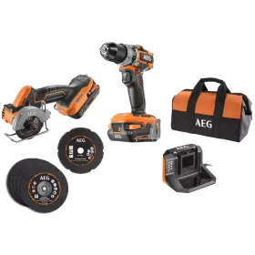   AEG JP18A2SBL-202B 18 V akkus szénkefe nélküli Subcompact erőcsomag