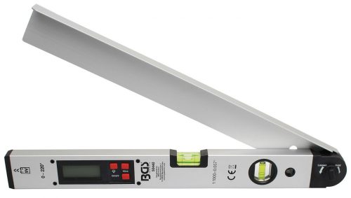 BGS technic Digitális LCD szögmérő vízmértékkel, 450 mm (BGS 50440)