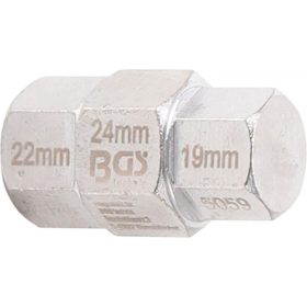   BGS technic Speciális dugókulcs fej motorkerékpárokhoz, 19-22-24 mm (BGS 5059)