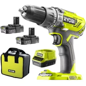   Ryobi R18PD3-220S akkus ütvefúró-csavarozó - 50 Nm (2 x 2.0 Ah Li-ion akkuval)