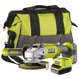   Ryobi R18AG-140S akkus sarokcsiszoló (1 x 4.0 Ah Li-ion akkuval)