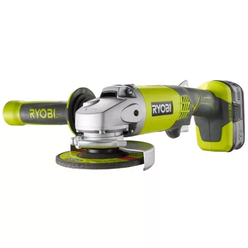 Ryobi R18AG-140S akkus sarokcsiszoló (1 x 4.0 Ah Li-ion akkuval)