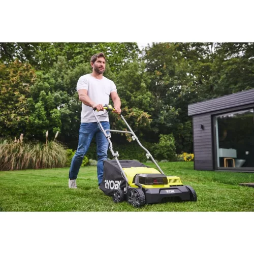 Ryobi RY18SFX35A-0 akkus szénkefe nélküli gyepszellőztető (akku és töltő nélkül)