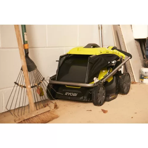 Ryobi RY18LMX37A-150 akkus szénkefe nélküli fűnyíró (1 x 5.0 Ah Li-ion akkuval)