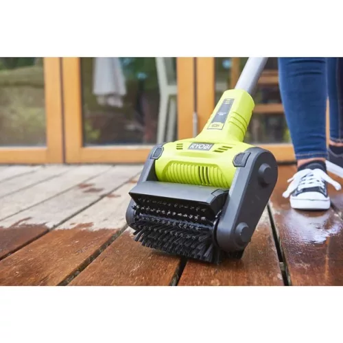 Ryobi RY18PCB-140 akkus járólap és térkő tisztító súroló kefével (1 x 4.0 Ah Li-ion akkuval)