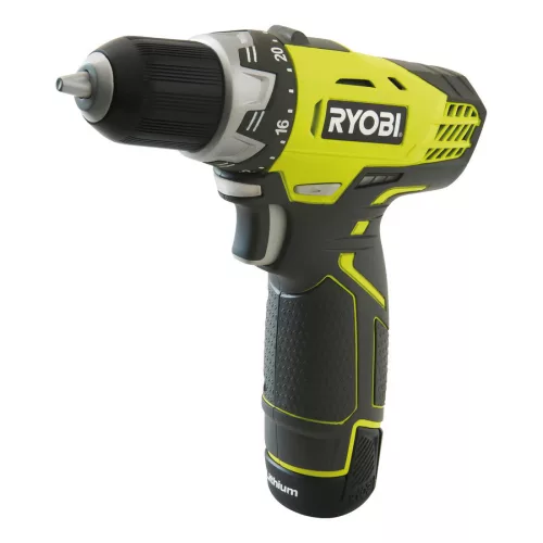 Ryobi RCD1201-220S akkus fúró-csavarozó - 25 Nm (2 x 2.0 Ah Li-ion akkuval)