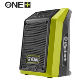   Ryobi RR18-0 akkus rádió Bluetooth®-al (akku és töltő nélkül) - 18V