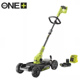   Ryobi RY18LMC30A-120 akkus szegélynyíró fűnyíró házzal (1 x 2.0 Ah Li-ion akkuval) - 18V, 30 cm