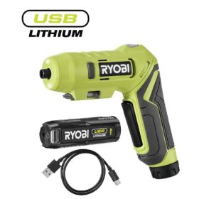   Ryobi RSDP4-120G akkus forgófejű csavarozó (1 x 2.0 Ah USB Li-ion akkuval) - 4V