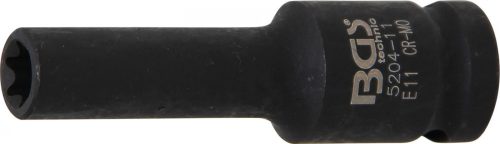 BGS technic 1/2" Torx hosszított dugókulcs légkulcshoz, E11 (BGS 5204-11)