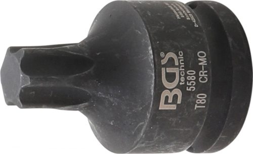 BGS technic 3/4" Levegős dugókulcs | T-profil (Torx) T80 (BGS 5580)