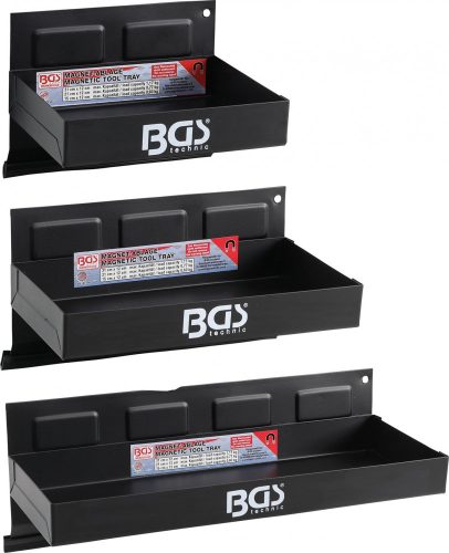 BGS technic Mágneses polc készlet 3 részes, 150-210-310 mm (BGS 67150)