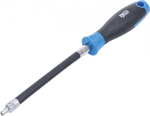 BGS technic Flexibilis csavarhúzó kerek fogantyúval | E-Profil E 4 | pengehossz 150 mm (BGS 70020)