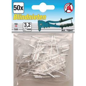 Kraftmann 50 db popszegecs, 3.2 mm (BGS 75847)