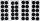 Kraftmann Tépőzáras korongkészlet| öntapadó | fekete | 40 darabos (BGS 80557)