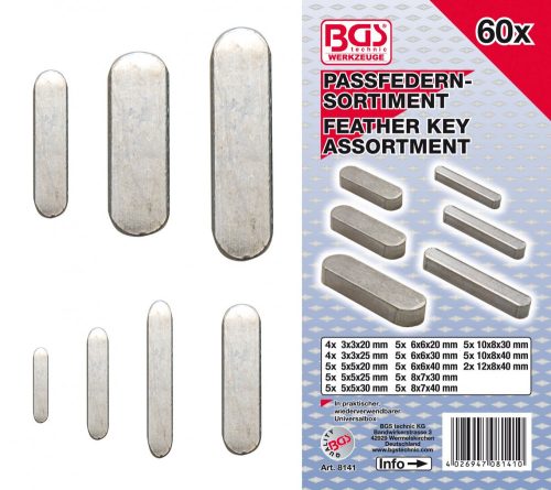 BGS technic 60 darabos retesz csap készlet (BGS 8141)