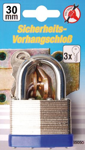 Kraftmann Biztonsági lakat, 30 mm (BGS 85030)