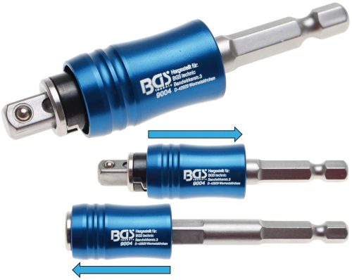 BGS technic 2 az 1-ben mágneses adapter bit-ekhez és dugófejekhez (BGS 9004)