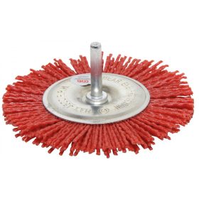   BGS technic Nylon szálas forgókefe, 100 mm-es átmérő, 6 mm-es tengely (BGS 9186)