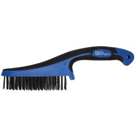   BGS technic Drótkefe, acél szálas, műanyag nyelű, 182 mm (BGS 9316)