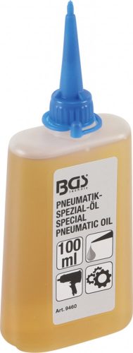 BGS technic Speciális kenőolaj pneumatikus gépekhez, eszközökhöz, 100 ml (BGS 9460)