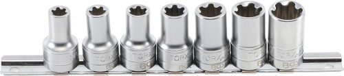 BGS technic 3/8" Dugókulcs készlet, T-profil Plus (Torx Plus)| 10EP - 20EP | 7 darabos (BGS 9587)