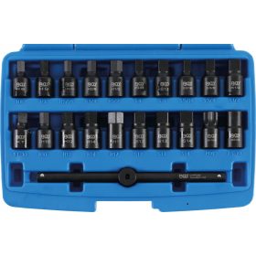   BGS technic 21 részes olajleeresztő aljzat készlet , 3/8" (BGS 1014)