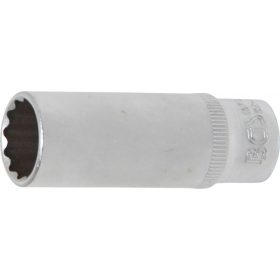   BGS Technic Dugókulcs, tizenkétszögletű, mély | 6,3 mm (1/4") | 13 mm (BGS 10713)