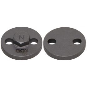   BGS technic Fékdugattyú visszatekerő adapter Alfa Romeo, Audi és Lancia típusokhoz, a BGS 1119 fékdugattyú visszatekerő készletből, "N" (BGS 11012)