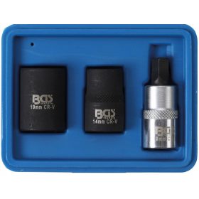   BGS technic 3 darabos ötszög dugókulcs készlet , 1/2" (BGS 1112)