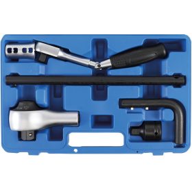   BGS technic 6 részes nyomatéksokszorozó készlet, 1/2" + 3/4" (BGS 1204)