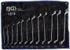 BGS technic 12 részes mély, hajlított csillagkulcs készlet 6x7 - 30x32 mm (BGS 1214)
