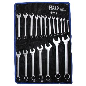   BGS technic 19 részes csillag-villás kulcs készlet, matt króm, 8-32mm (BGS 1219)