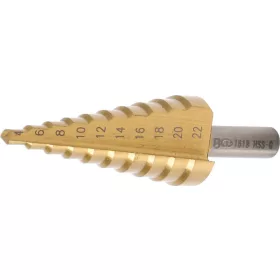   BGS technic Kúpos lépcsősfúró, titán bevonatú, 4-22mm (BGS 1618)