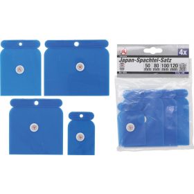   Kraftmann 4 részes kaparó készlet, 50-80-100-120mm, műanyag (BGS 1634)