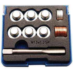   BGS technic Olajleeresztő csavar menetjavító készlet, M13x1.25 (BGS 168)