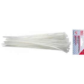   BGS technic Kábelkötegelő, fehér, 50db, 4.8 x 250 mm (BGS 1788)