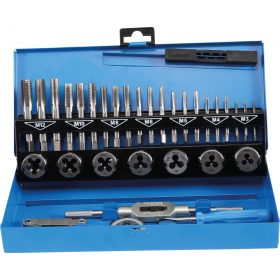   BGS technic 32 részes menetmetsző és fúró készlet, HSS G acél (BGS 1925)