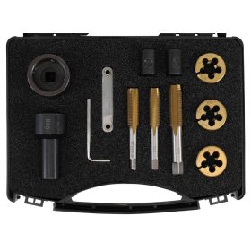   BGS technic Menetfúró és menetmetsző készlet kerékcsavarokhoz és kerékanyákhoz (BGS 1988)