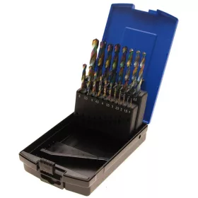   BGS technic 19 részes HSS spirálfúró készlet 1-10mm, kobalt bevonatú (BGS 2014)