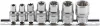 BGS technic 7 részes E-Torx dugókulcs fej készlet 1/4"-3/8" (BGS 2027)