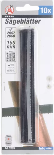 Kraftmann 10 darab fémfűrészlap, 150 mm (BGS 2069)